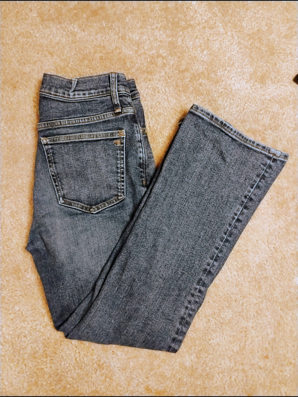 Madewell Straight-Leg Grey Denim Jeans